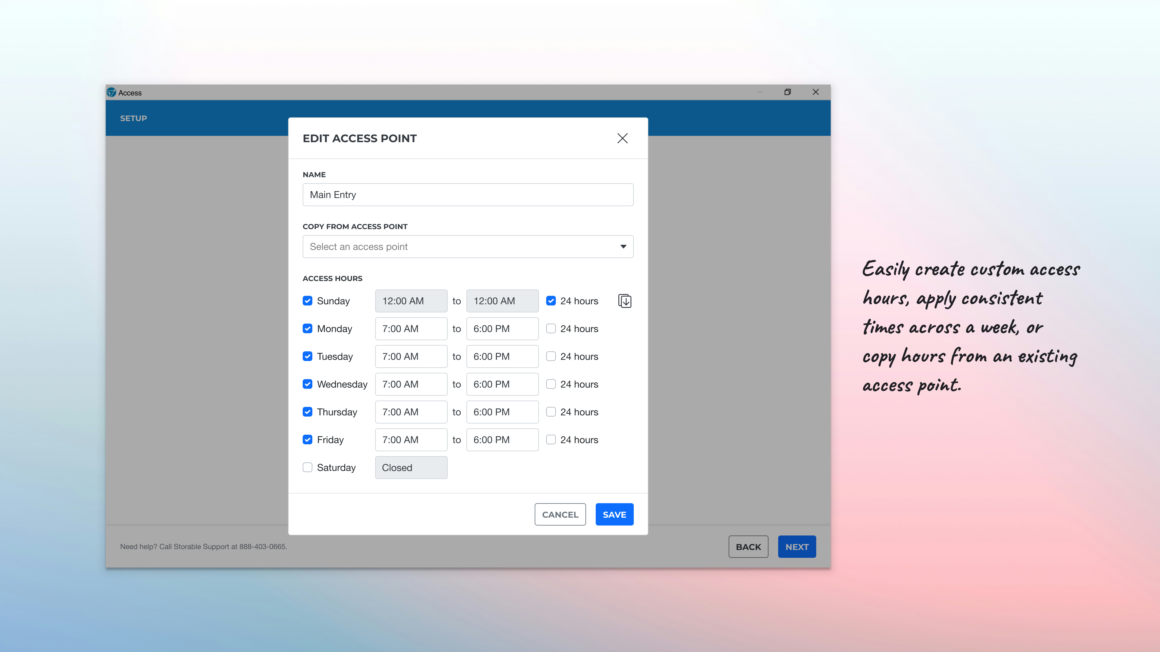 Access Zones — view 2