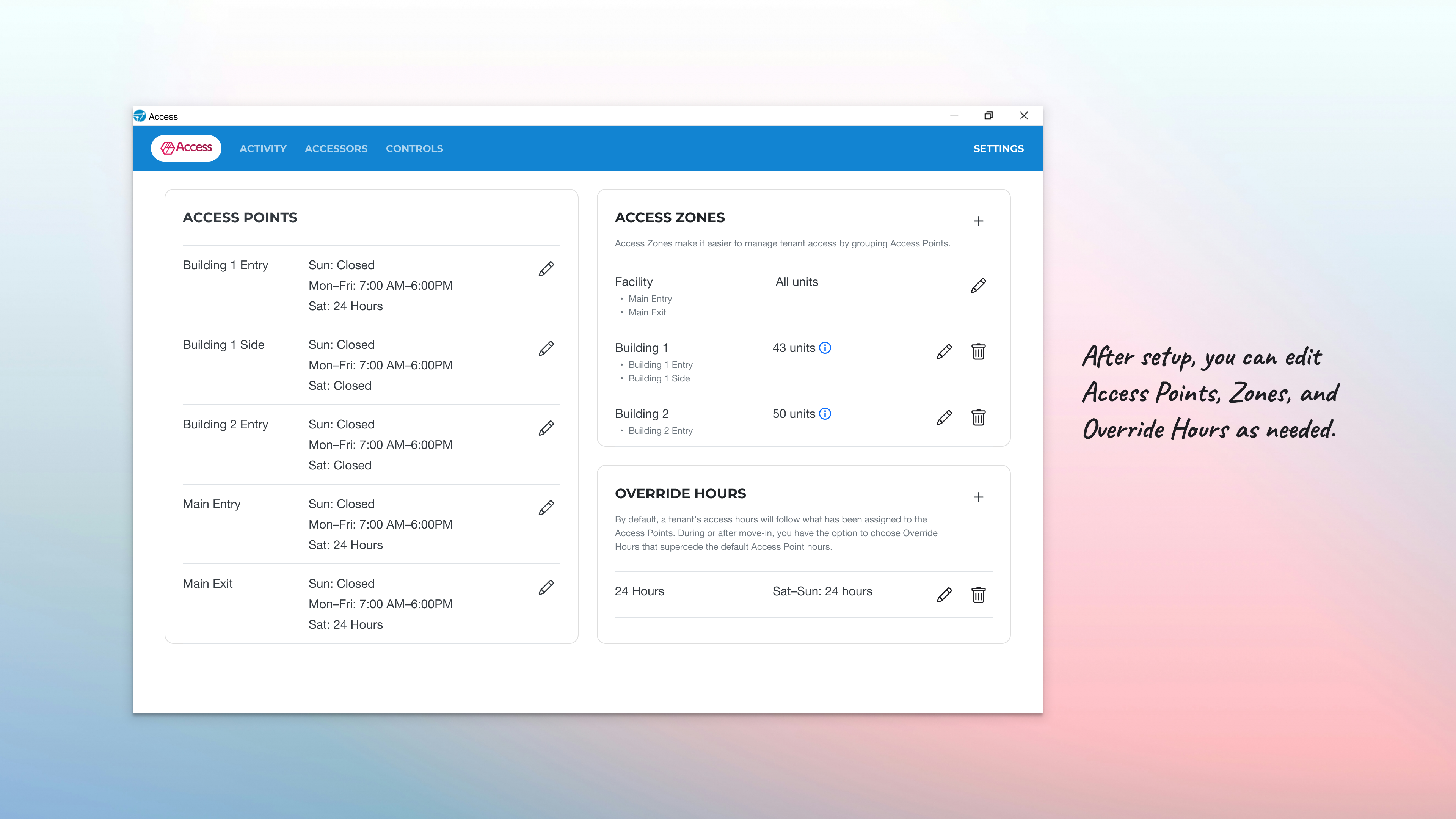Access Zones — view 4