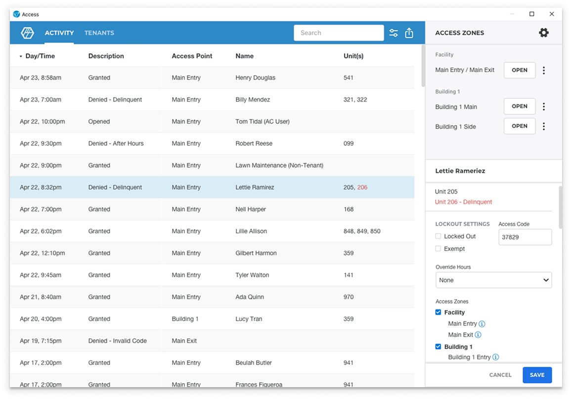 Access Zones concept — view 2