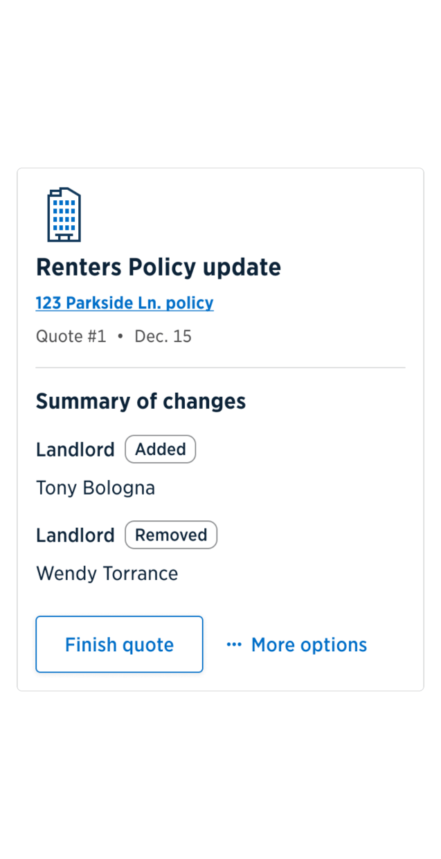 Quote card design iteration 5